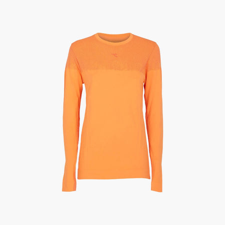 Diadora Maglietta Tecnica da corsa Donna LS Techfit Arancione