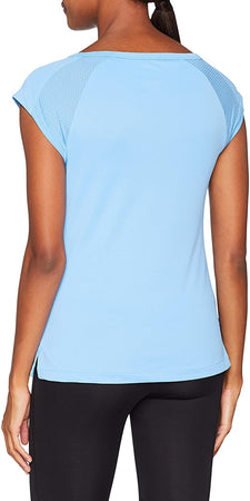 Diadora T-Shirt Azzurro Regular Fit Donna
