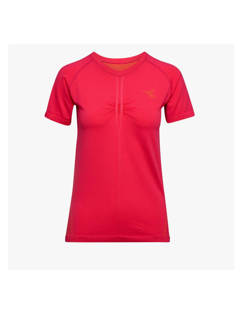 Diadora T-shirt Donna Techfit Red Virtual Pink