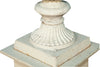 Biscottini Vaso con misure L44xPR44xH60 cm con base L35xPR35xH50 cm in fusione di ghisa
