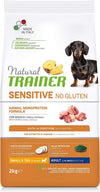 Natural Trainer Sensitive mangime secco Cani Adult small & toy maiale e cereali integrali
