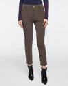 SISLEY PANTALONE SKINNY FIT IN VELLUTO