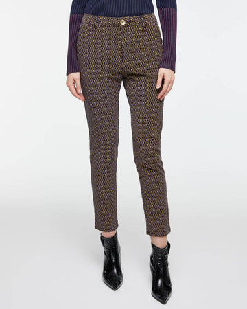 SISLEY PANTALONE SKINNY FIT IN VELLUTO