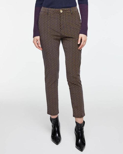 SISLEY PANTALONE SKINNY FIT IN VELLUTO