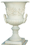 Biscottini Vaso diam.57xH80 cm con base L44xPR44xH69 cm in fusione di ghisa Stabile