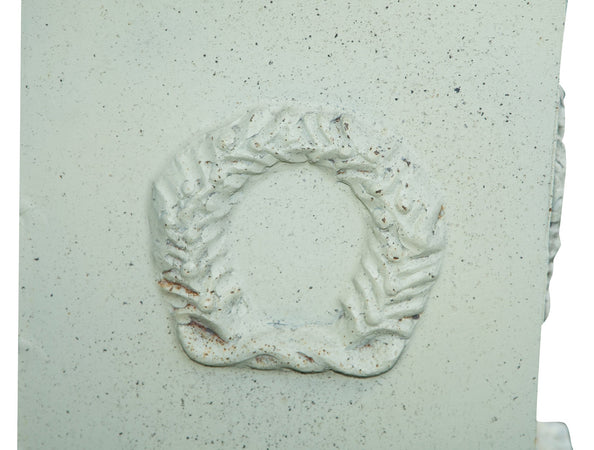 Biscottini Vaso diam.57xH80 cm con base L44xPR44xH69 cm in fusione di ghisa Stabile