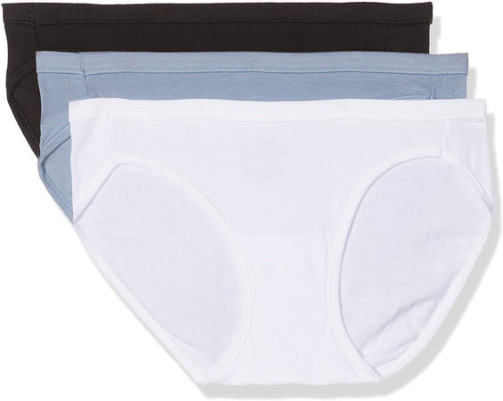 Tris di Slip Hanes Intimo Donna in 3 colori differenti