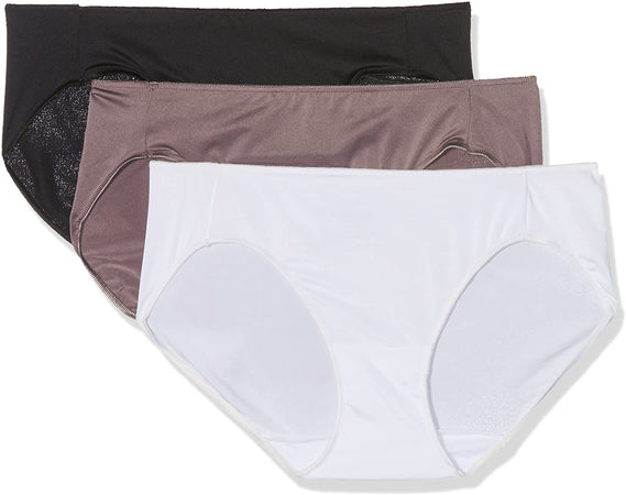 Tris di Slip Hanes Intimo Donna in 3 colori diversi