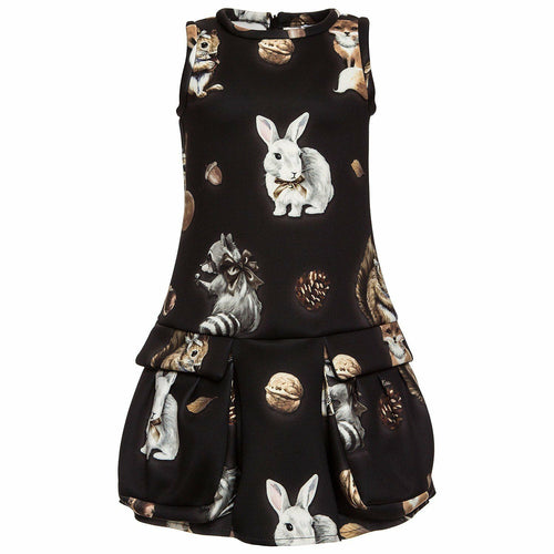 Monnalisa Abito Bambina Sleveless Nero