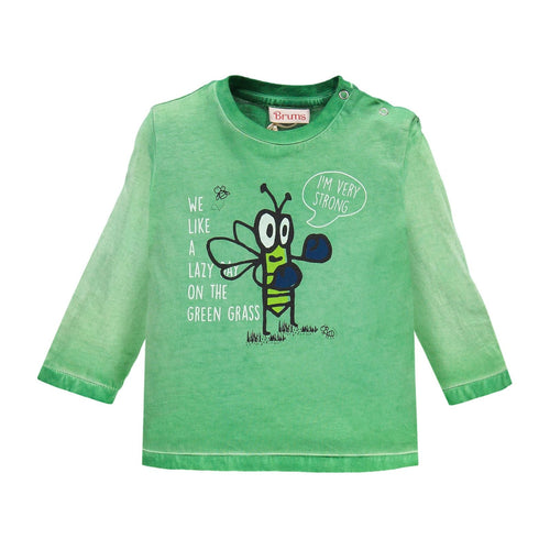 Brums T-shirt manica lunga in jersey cold dyed 18 M