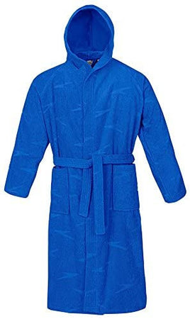 Speedo Basic Jacquard, Accappatoio Uomo, Blu Elettrico