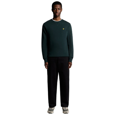 Lyle & Scott felpa dark green ML424VOG