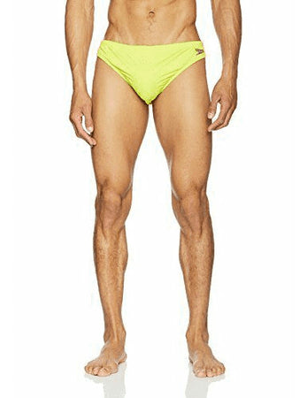 Speedo Costume Piscina Uomo Essential 5Cm Brief, Lime Punch/Oxid Grey