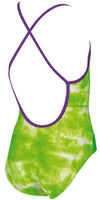 Arena Costume intero Bambina Clouds jr One piece Verde
