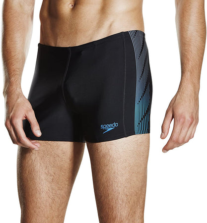 Speedo Costume da Bagno Ragazzo Placement Nero