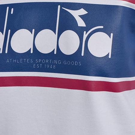 Diadora Felpa Donna L. Sweatshirt Crew Spectra Bianco