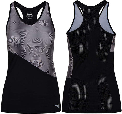 Diadora Canotta Donna Regular Fit Smoke