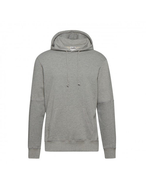 Diadora Felpa Uomo Hoodie Sweat Core Grey Melange