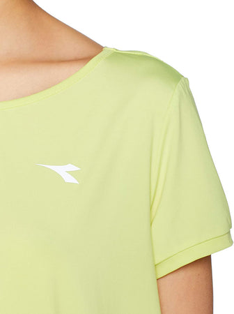 Diadora T-Shirt Donna Green Sunny Lime