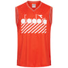 Diadora Canotta Tank Barra Uomo Fiesta Red