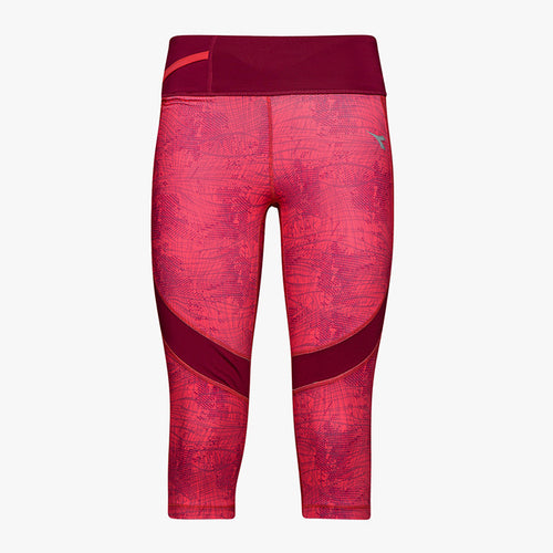 Diadora Collant L. 3/4 Tights Teaberry Rosa