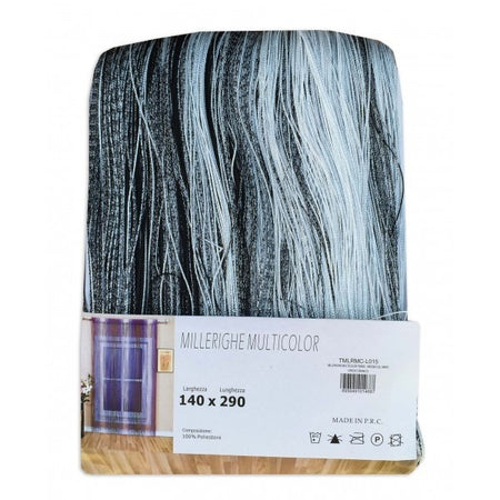 TENDA MILLERIGHE A FILI SFUMATI 140 X 290 CM PER INTERNI DIVISORIA DECORATIVA