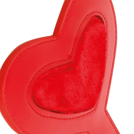 Paddle Love Red Paletta Fetish BDSM a Forma di Cuore Darkness