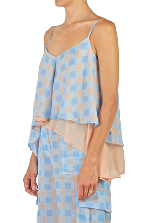 Semi-Couture Semi Couture - Top - 431790 - Fantasia Azzurro da donna