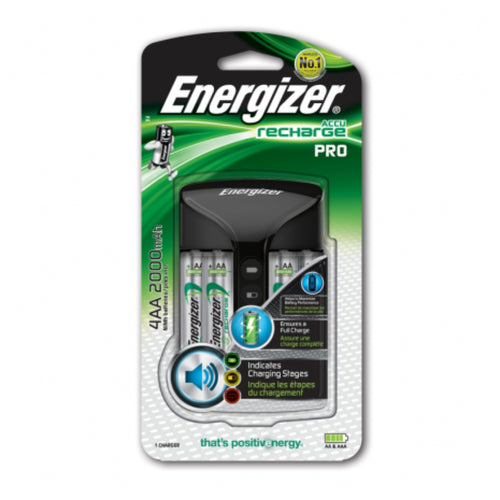Energizer Pro Charger Caricabatterie Universale +4 batt./aa 2000