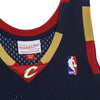 MITCHELL & NESS Canotta Basket Uomo Nba Swingman Jersey Hardwood Classics No 23 Lebron James 2008-09 Clecav Navy da uomo