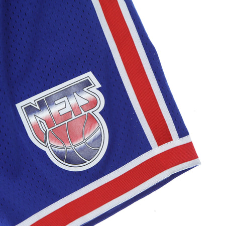 MITCHELL &amp; NESS Pantaloncino Basket Uomo Nba Swingman Shorts Hardwood Classics 1993-94 Nejnet Original Team Colors da uomo