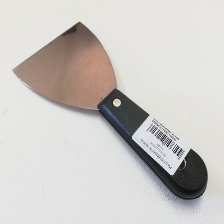 Fiorellini spatola raschietto inox da 100mm con manico in legno