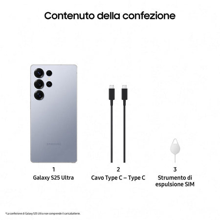 Samsung S25 Ultra 12+256gb 6.9 5g Titanium Silverblue ita