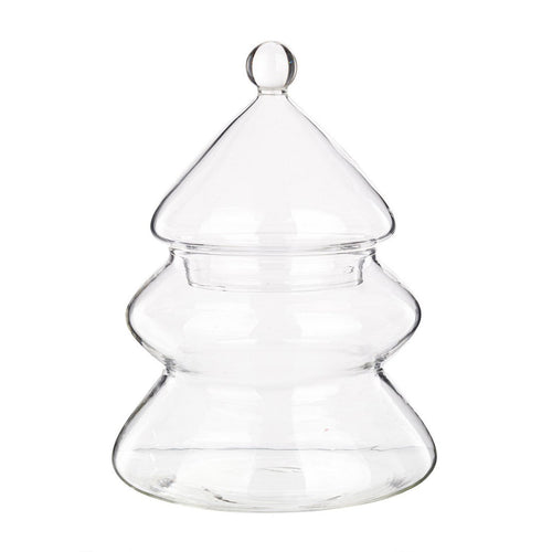 Vaso Arbol decorativo in vetro trasparente per decorazioni ambienti