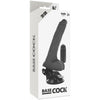 Vibratore dildo indossabile nero con telecomando BaseCock 20cm