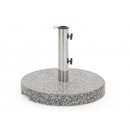 Base moderna "Stein" per ombrellone palo centrale in granito da 25 kg