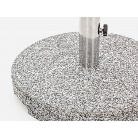 Base moderna "Stein" per ombrellone palo centrale in granito da 25 kg