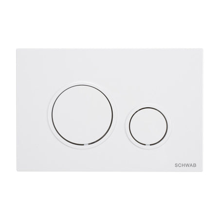 Schwab Vela placca di comando cromata lucida per cassetta wc incasso serie 199