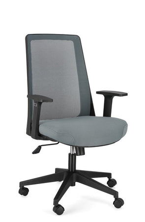Poltrona "Wesley" da gaming ed ufficio ergonomica in poliestere con braccioli e ruote