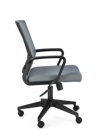 Sedia "Roman" da gaming ed ufficio ergonomica in poliestere con braccioli e ruote