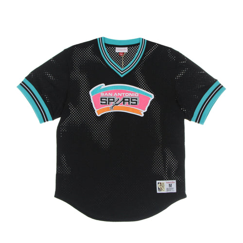 MITCHELL & NESS Casacca Uomo Nba Unbeaten Mesh V Neck Hardwood Classics Saaspu Original Team Colors da uomo