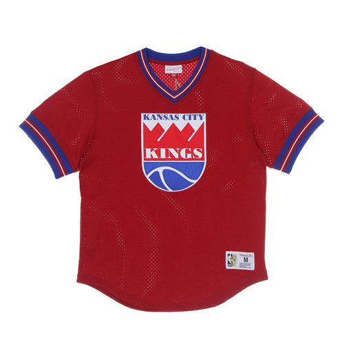 MITCHELL & NESS Casacca Uomo Nba Unbeaten Mesh V Neck Hardwood Classics Kankin Original Team Colors da uomo