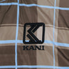 KARL KANI Piumino Donna Retro Reversible Puffer Jacket Light Blue/brown da donna