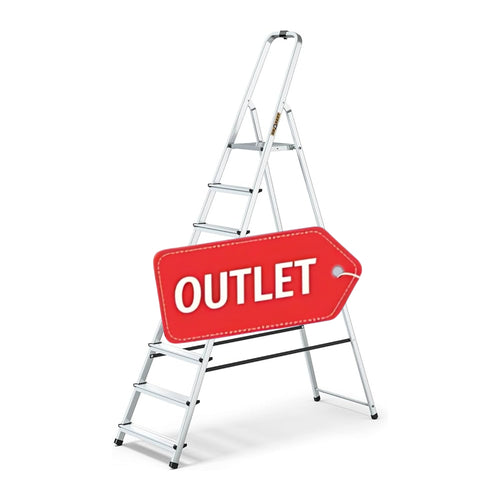 Drabest Scala Domestica In Alluminio A 8 Gradini Portata 125kg