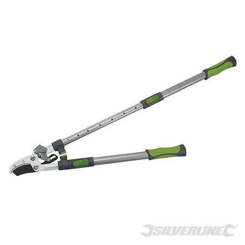 Troncarami battente telescopico a cricchetto in acciaio 640 mm Silverline