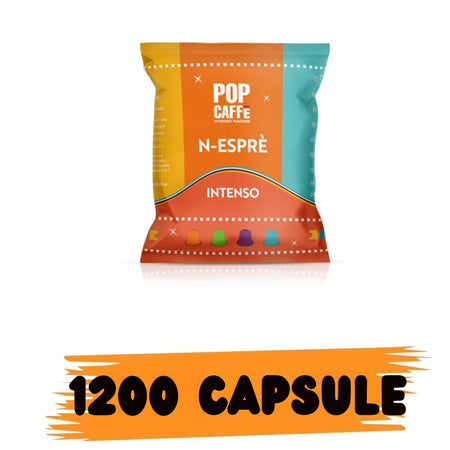 Pop Caffè N-esprè Miscela intensa Box Capsule Comp. Nespresso 100 capsule