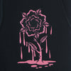 DOOMSDAY Pantalone Tuta Felpato Uomo Rose Embroidery Sweatpants Black da uomo
