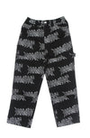 DOOMSDAY Pantalone Lungo Uomo Graffpunk Canvas Pant Black da uomo