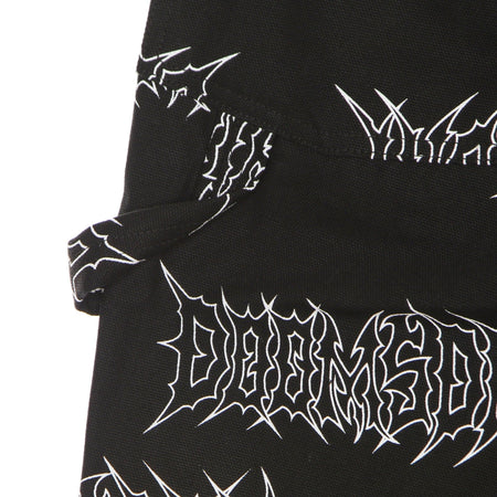 DOOMSDAY Pantalone Lungo Uomo Graffpunk Canvas Pant Black da uomo