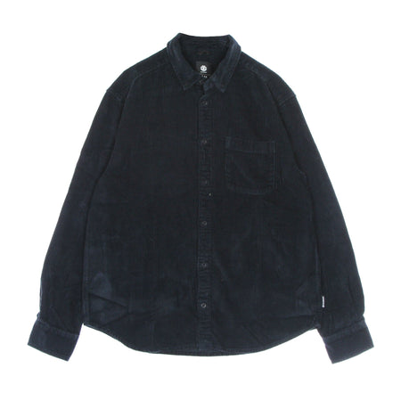 ELEMENT Camicia Manica Lunga Uomo Bold Corduroy Eclipse Navy da uomo